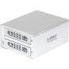 Бокс для накопителей 3.5" Orico 3529RUS3-SV (серебристый)