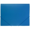 Папка пластиковая на резинке Berlingo Standart, толщина пластика 0,5 мм, синяя