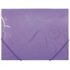 Папка пластиковая на резинке Barocco, толщина пластика 0,45 мм, фиолетовая