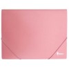 Папка пластиковая на резинке Forpus, толщина пластика 0,45 мм, розовая