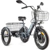 Электровелосипед Eltreco Green City e-ALFA Trike 2022 (темно-серый)