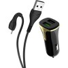 Автомобильное зарядное Hoco Z31 USB Type-C (черный)