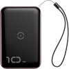 Внешний аккумулятор Baseus Mini S Bracket Wireless PPXFF10W-19 10000mAh (черный/красный)